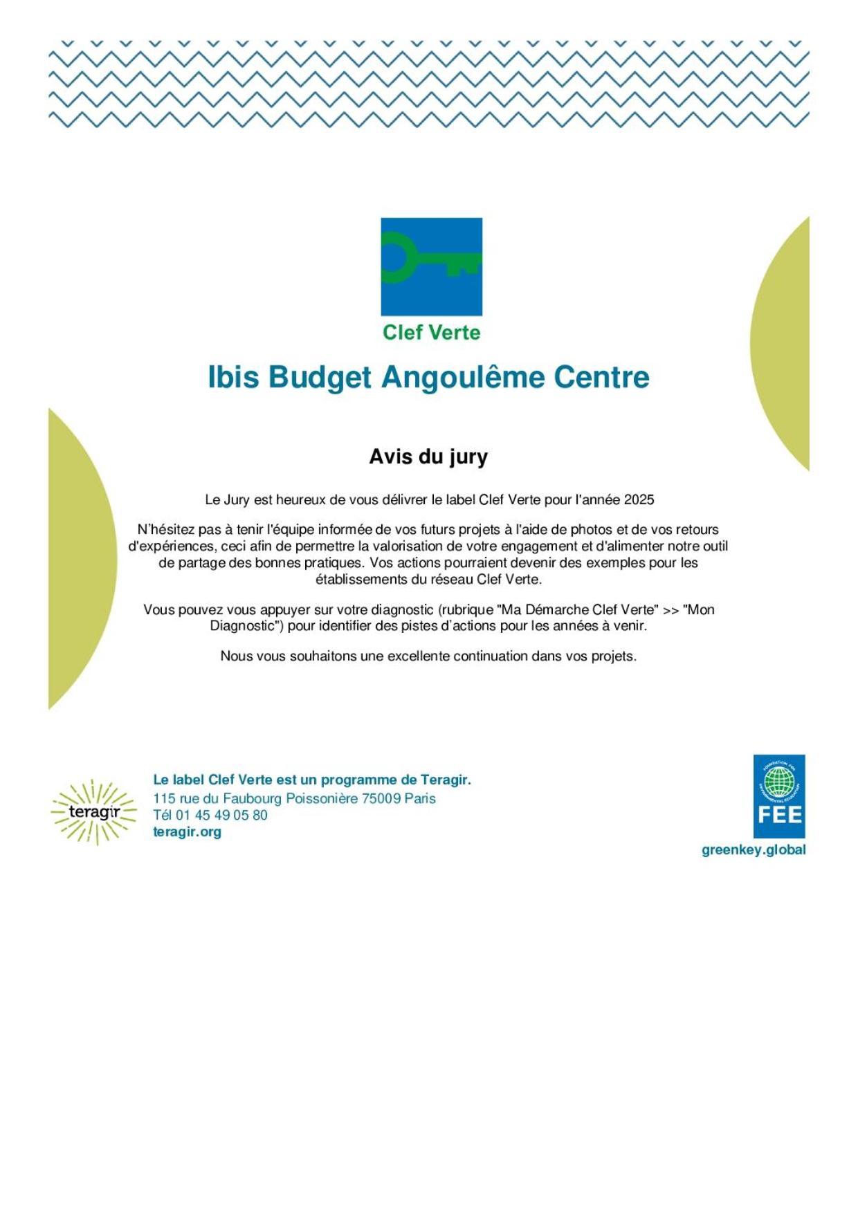 Ibis Budget Angouleme Centre المظهر الخارجي الصورة